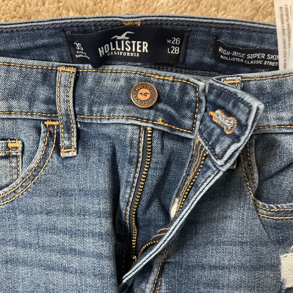 Size3 hollister jeans high rise